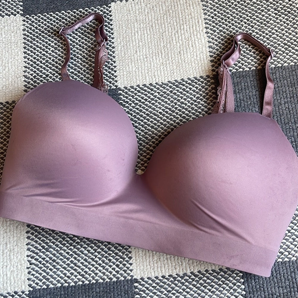Soma Enbliss Luxe Wireless Lace J hook bra 34 D